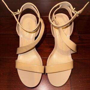 Nude strappy sandals